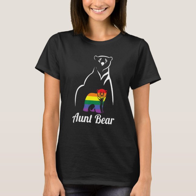 Camiseta Lgbt Tia Bear Orgulho gay Lgbtq (Frente)
