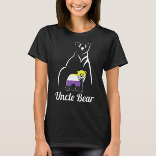 Camiseta Lgbt Tio Bear Não Binário Enby Orgulho Não Binário