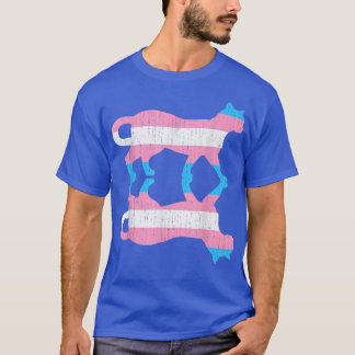 Camiseta LGBT Transseual Flag Transseual Flag Animal Cat Tr