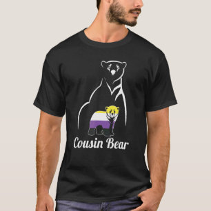 Camiseta Lgbt - Urso De Primo Não Binário Enby Orgulho Não