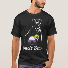 Camiseta LGBT - Urso Não-Binário do Tio Enby Orgulho Não-Bi