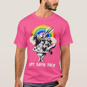 Camiseta LGBTQ Alice-In-Wonderland White Rabbit - Gays Bash