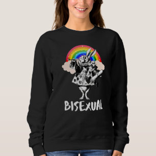 Camiseta Lgbtq Alice No País Das Maravilhas Coelho Bissexua