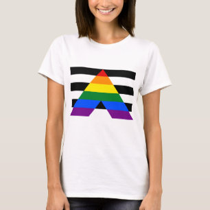 Camiseta LGBTQ Ally, dê suporte a seus amigos e familiares