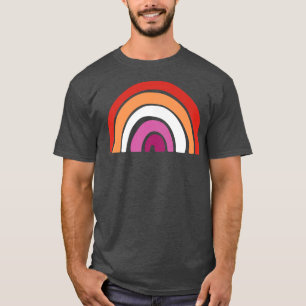 Camiseta LGBTQ Bandeira do Orgulho Lésbico LGBTQIA+ Lésbica