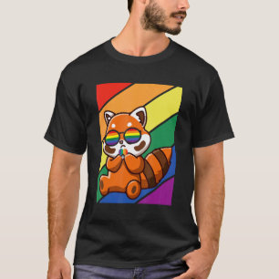 Camiseta LGBTQ Bandeira Orgulho gay Mês Arco-Íris Vermelho 
