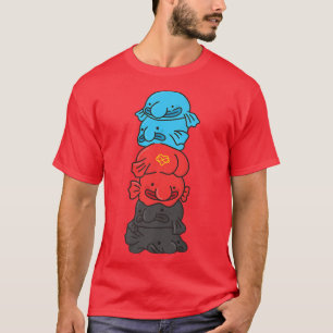 Camiseta LGBTQ Blobfish Premium T-Shir do Orgulho de Bandei