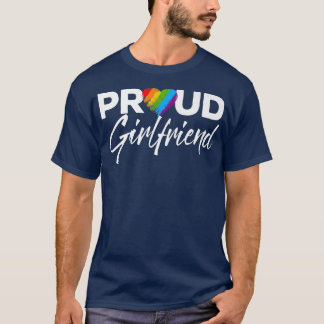 Camiseta LGBTQ com Namorada Orgulho gay de Mês Ortoso