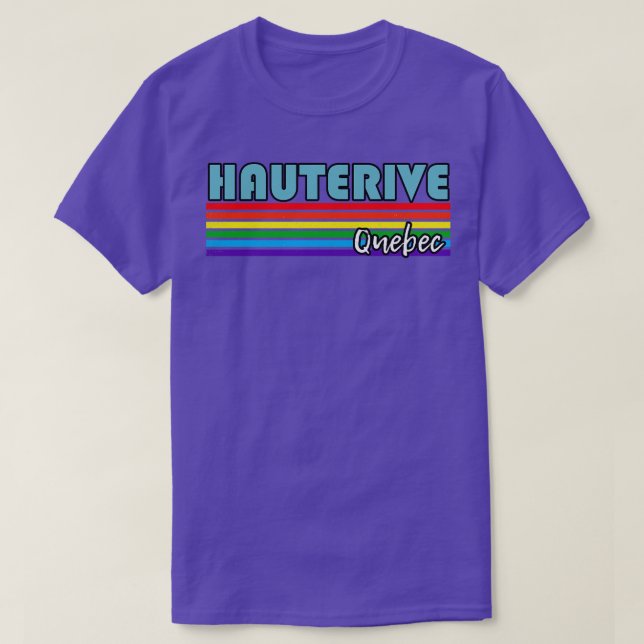 Camiseta LGBTQ do Prêmio Hauterive do Quebec (Frente do Design)