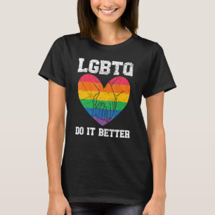 Camiseta Lgbtq Fazer Melhor Igualdade De Gênero Orgulho Arc