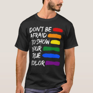 Camiseta LGBTQ Gay Lésbica do Orgulho Colorido