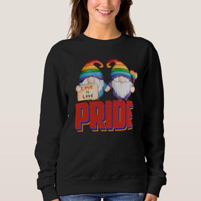 Camiseta LGBTQ Gnome Pride Month 2023 Rainbow Gay Pride Par (Frente)