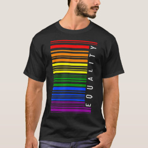 Camiseta Lgbtq Hetero De Igualdade Do Arco-Íris Altamente G