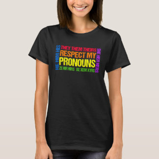 Camiseta LGBTQ+ LGBT do Orgulho Pronoun