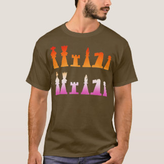 Camiseta LGBTQ LGBTQ - Orgulho gay Chess Player Lésbica
