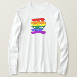 Camiseta LGBTQ LOVE em Kanji e Chinês Love é Love Pride