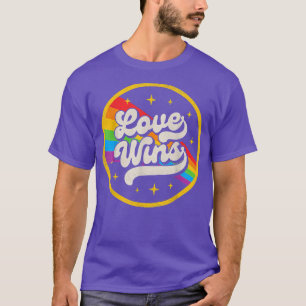 Camiseta LGBTQ Love ganha Orgulho gay LGBT Ally Rainbow Fla