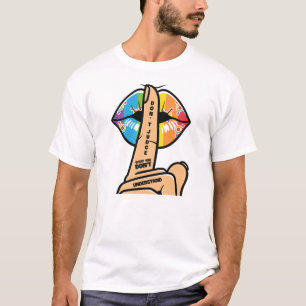 Camiseta LGBTQ - Não julgue o que não entende