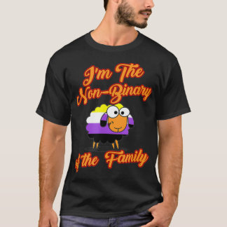 Camiseta LGBTQ Nonbinary Funny Im a Ovelha Não Binária do