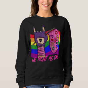 Camiseta Lgbtq Orgulho De Sinalizador Arco-Íris De Queer E