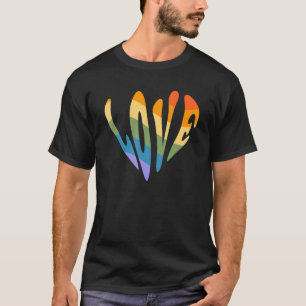 Camiseta Lgbtq Orgulho gay Mês Rainbow Love É Love 49