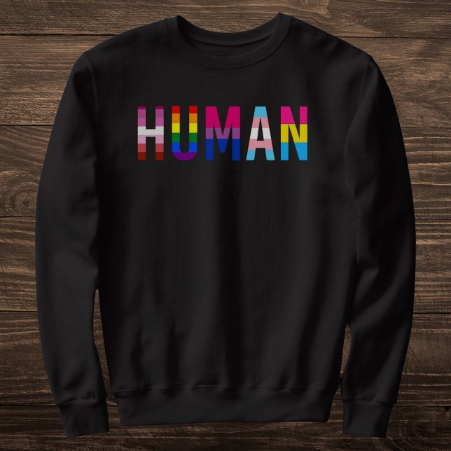 Camiseta LGBTQ+ Orgulho Humano (Criador carregado)