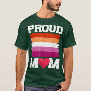 Camiseta LGBTQ Orgulho Mês Orgulhoso Mãe Lésbica Direitos H