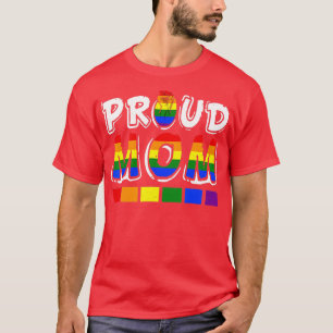 Camiseta LGBTQ Orgulhosa Mãe LGBT Lésbica Gay LGBT Punho Ar