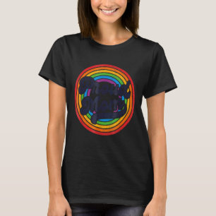 Camiseta LGBTQ Orgulhosa Mãe Orgulho gay LGBT Ally Rainbow 