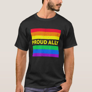 Camiseta Lgbtq Ortodia Ally Rainbow Lgbt Sinalizador Orgulh