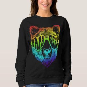 Camiseta Lgbtq Papa Urso Lgbt Orgulho gay de Sinalizador Ar