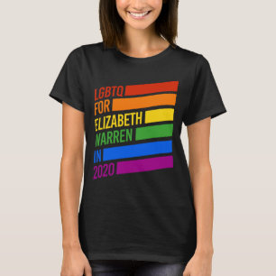 CAMISETA LGBTQ PARA ELIZABETH WARREN