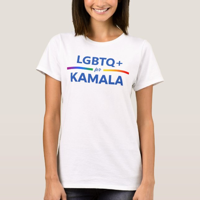 Camiseta LGBTQ para Kamala Harris (Frente)