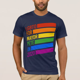 Camiseta LGBTQ Para O Prefeito Pete 2020
