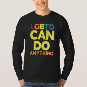 Camiseta Lgbtq pode fazer qualquer coisa para igualdade de