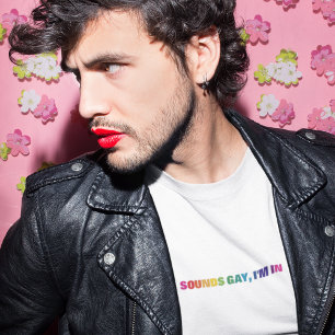 Camiseta LGBTQ Pride Arco-Íris Gay