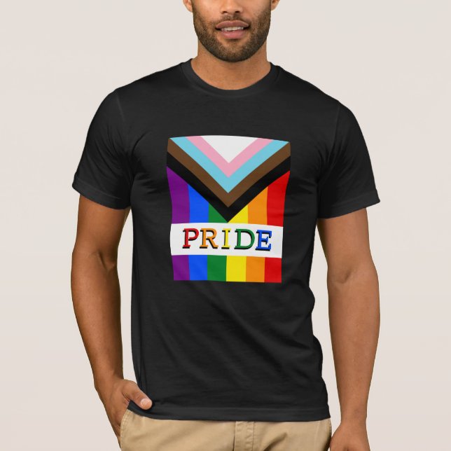Camiseta LGBTQ & Pride - Moda do Indicador de Progresso do  (Frente)