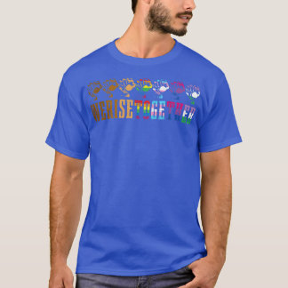 Camiseta LGBTQ Pride Month We Rise Together Transgender Que