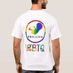 CAMISETA LGBTQ PRO-VIDA 
