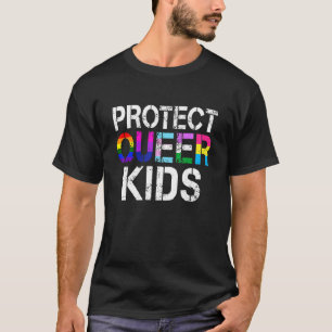 Camiseta Lgbtq Proteger Crianças Filas Orgulho gay Mês Arco