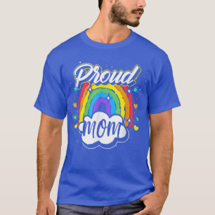 Camiseta LGBTQ Queer Proud Mom Rainbow Flag Pride Month LGB