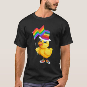 Camiseta Lgbtq Rubber Duck Colorido Rainbow Lgbt Pride Mont
