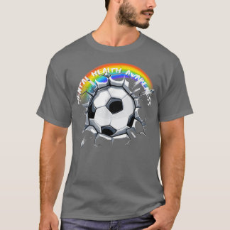 Camiseta Lgbtq Soccer Pride Saúde Mental Consciência 3052