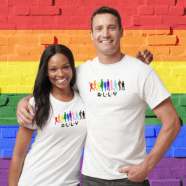 Camiseta LGBTQIA+BIPOC - Orgulho de Gênero Misturado