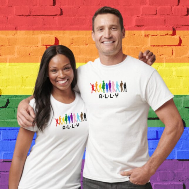 Camiseta LGBTQIA+BIPOC - Orgulho de Gênero Misturado (Criador carregado)
