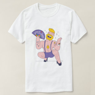 Camiseta LGBTQIA ORDEM DIVERTIDA DIVERTIDA com Tatuagens co