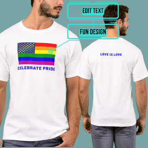 Camiseta LGBTQIA Pride EUA