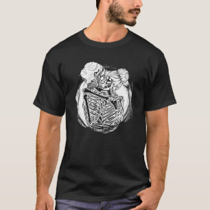 Camiseta LGBTs LGBTs LGBTs Lésbicas de Skeleton Lésbicas