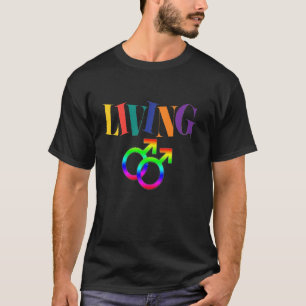Camiseta Lgtbq Vida Lésbica Ideia Inspiracional