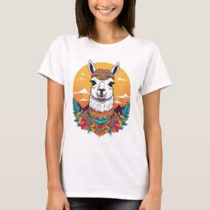 Camiseta Lhama